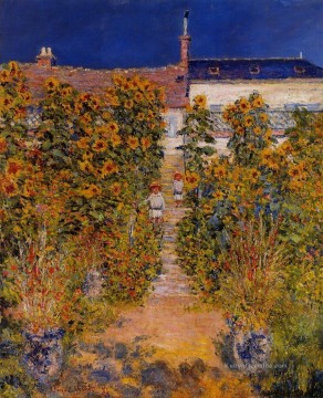 Claude Monet Werke - Der Künstler s Garten bei Vetheuil Claude Monet